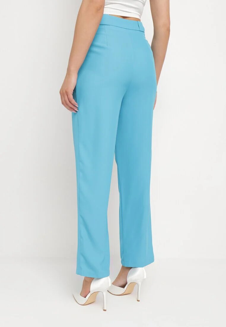 sophyline Pantaloni Albastri De Costum Cu Fermoar Allegretta