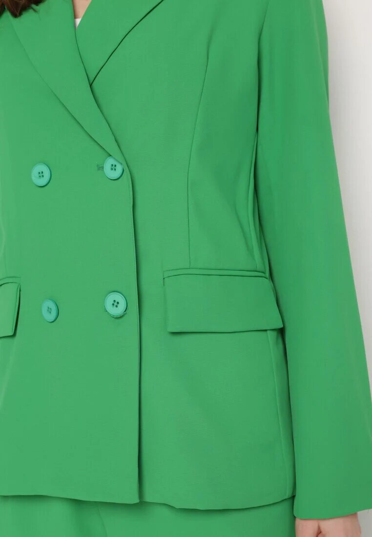 sophyline paris Sacou Dublu Verde din Vâscoză cu Buzunare Aldenka
