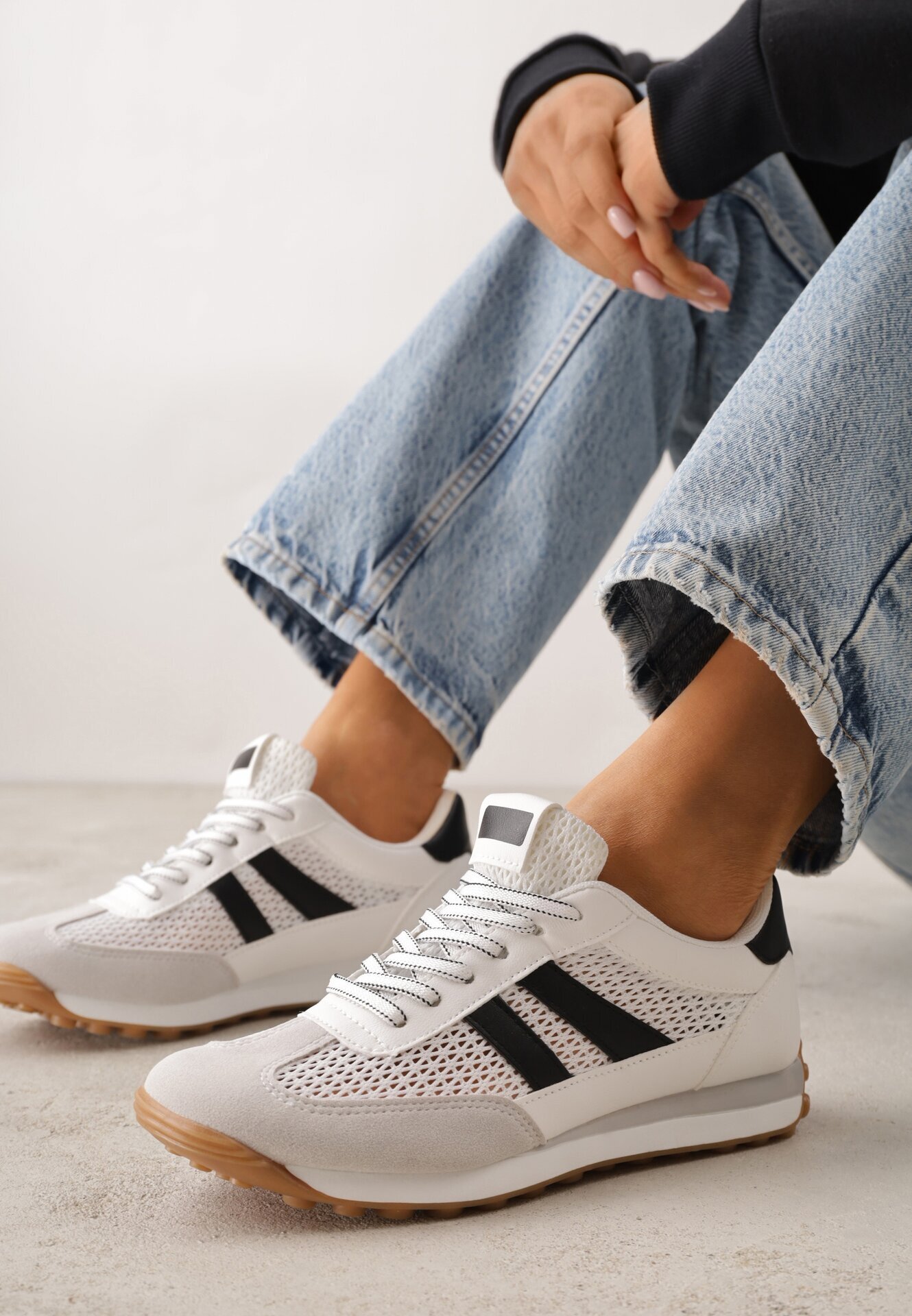 sport Adidași Casual Albi cu inserții din plasă Kassadina