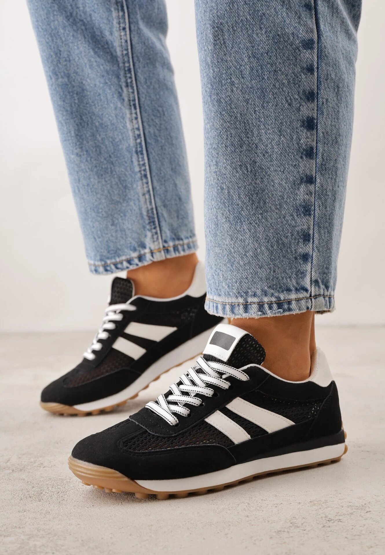 sport Adidași Casual Negri cu inserții din plasă Kassadina