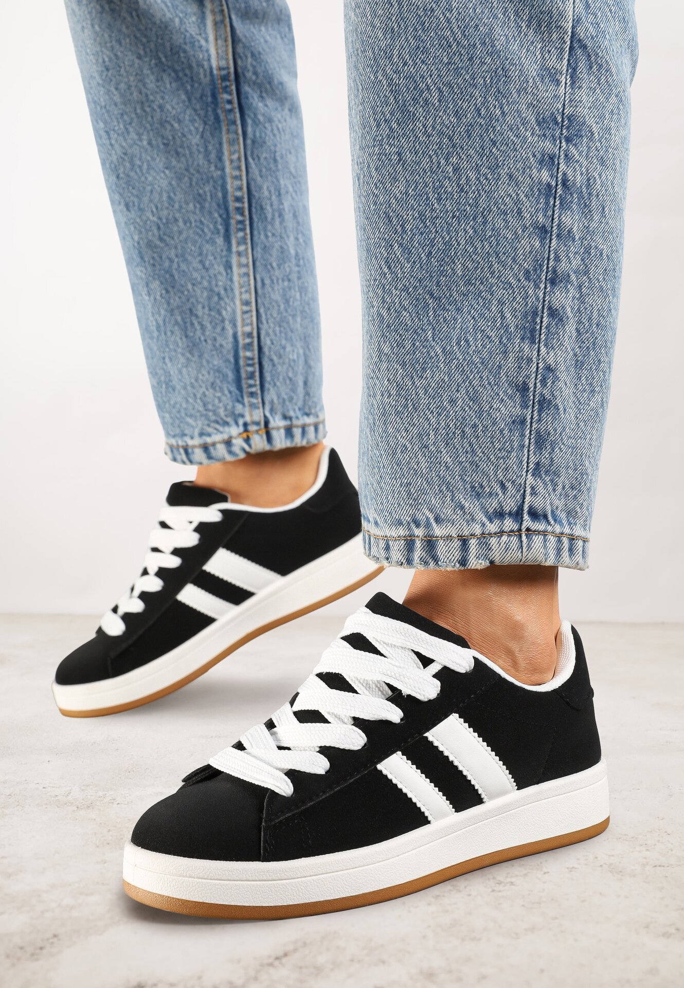 sport Adidași Negri cu Două Dungi Galtewi