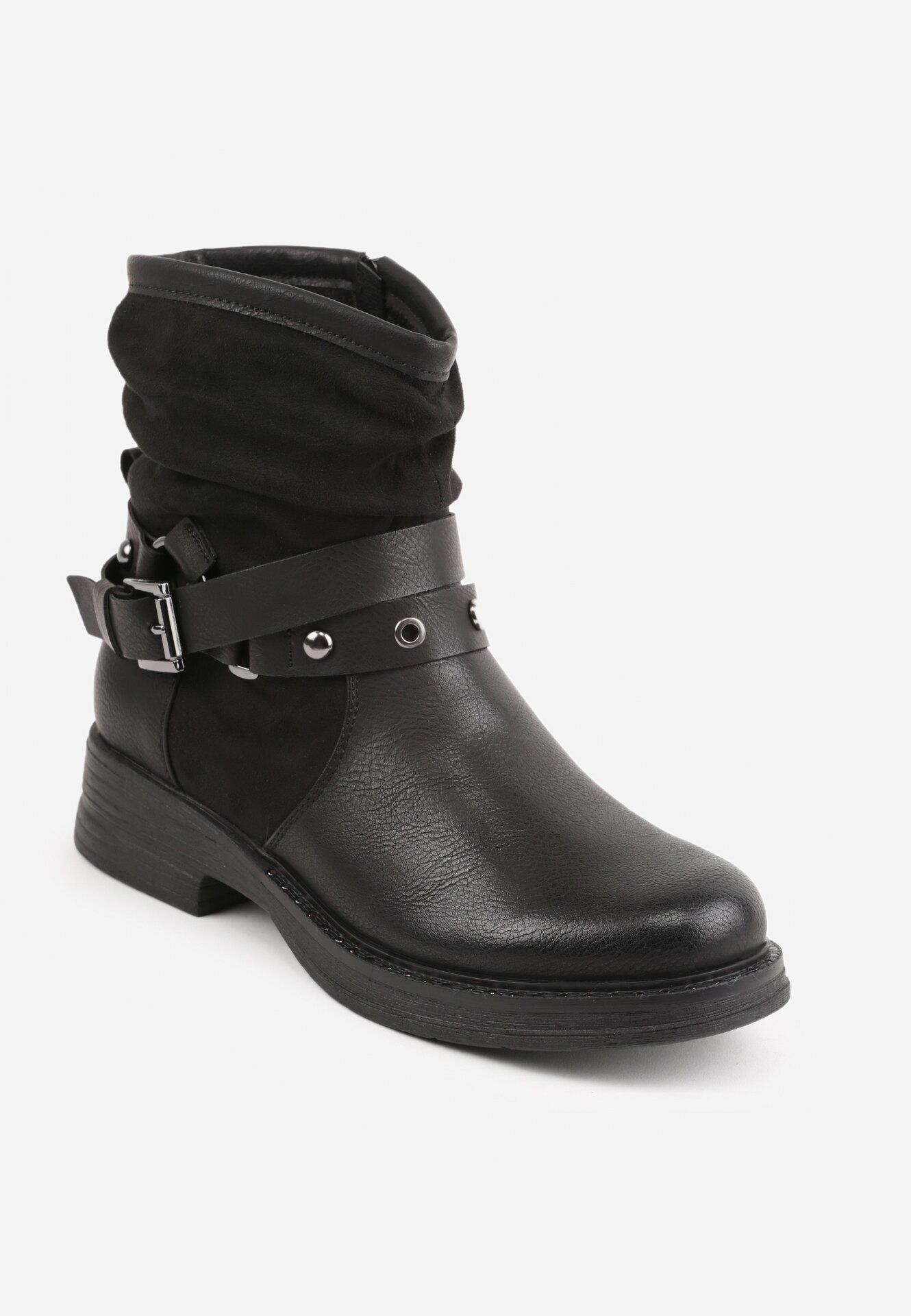 super mode Botine Negre