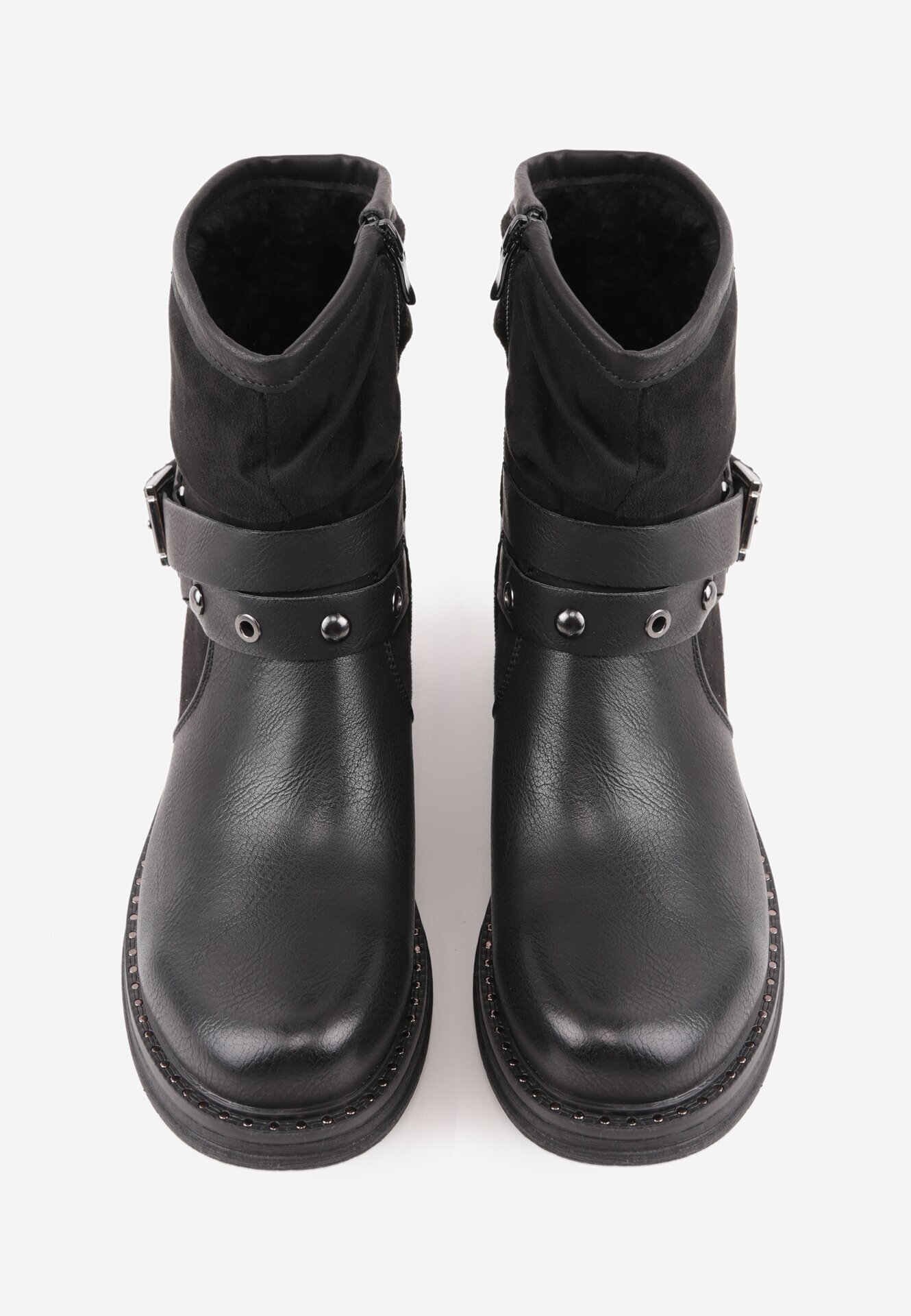 super mode Botine Negre