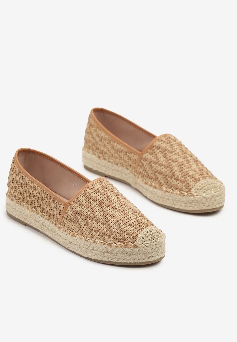 super mode Espadrile bej închis cu împletitură decorativă Nimilithae