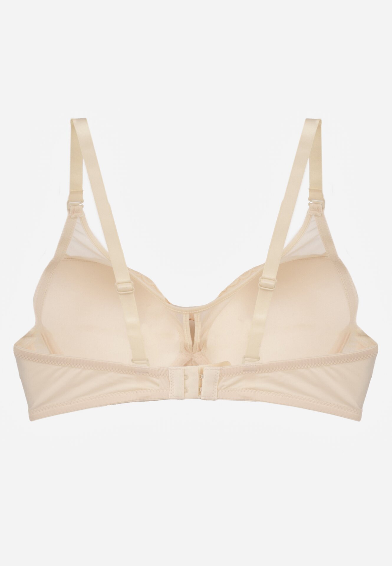 Sutien Bej deschis Tip Full Cup cu Detalii din Dantelă Ravisella