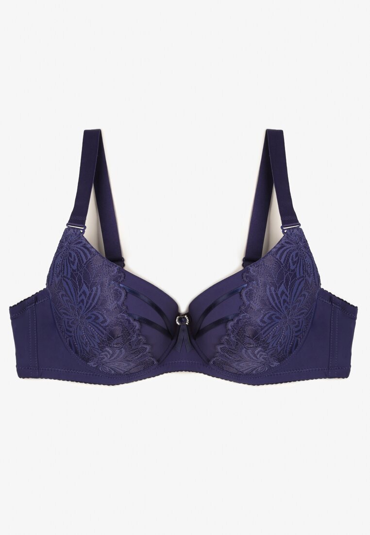  Sutien Bleumarin cu Dantelă Tephina