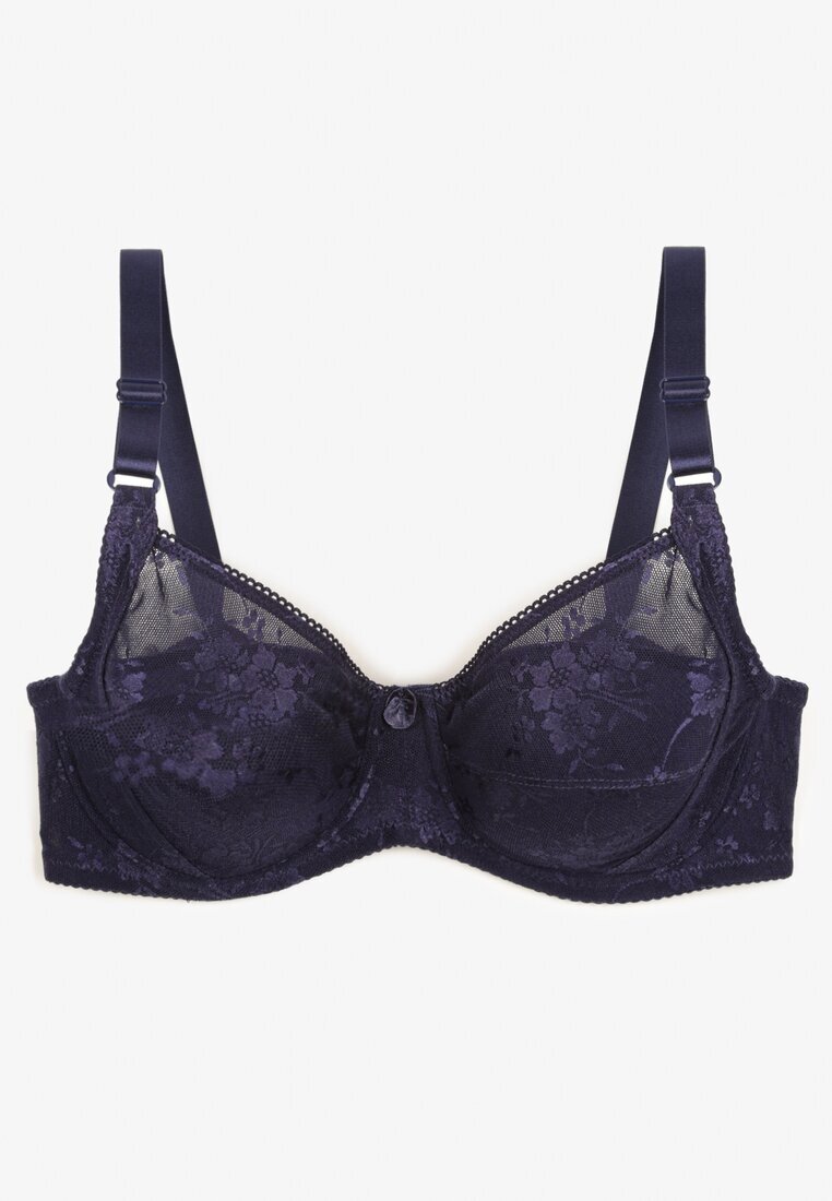  Sutien Bleumarin Din dantelă Tip Full Cup Vikoni