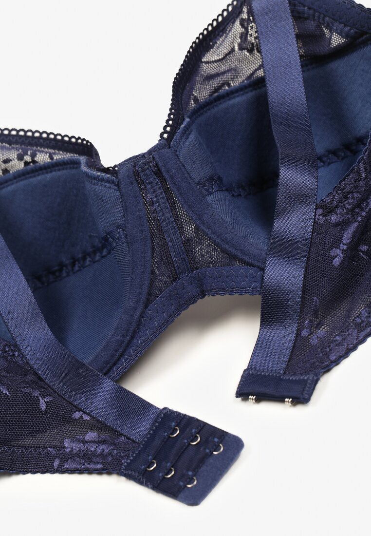  Sutien Bleumarin Din dantelă Tip Full Cup Vikoni