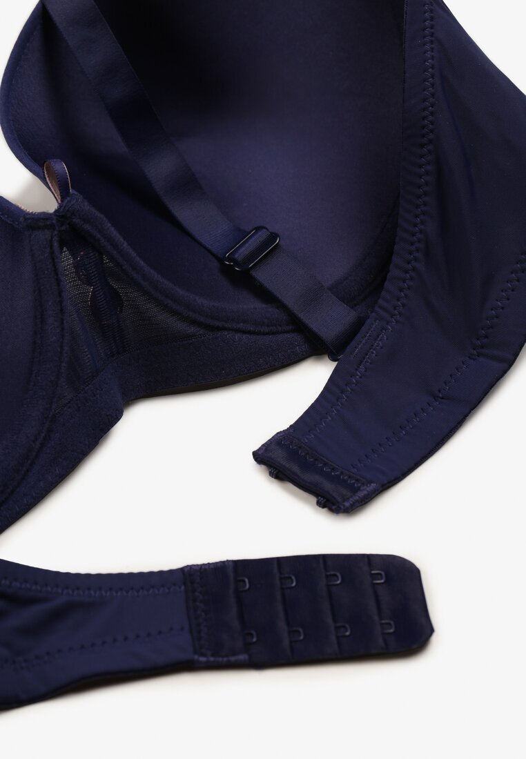  Sutien Bleumarin Full Cup cu Dantelă pe Cupe Awenora