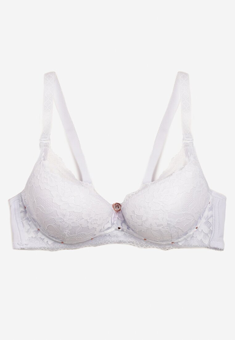  Sutien Dantelă Alb Push Up Vectora