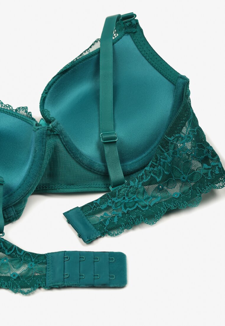 Sutien Dantelat Verde Tip Push Up Temitia
