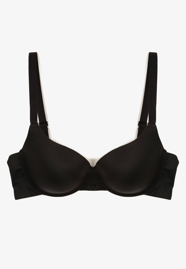  Sutien Negru Neted cu Bretele Reglabile Devisea