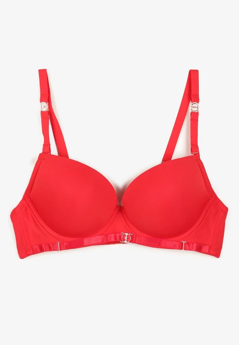 Sutien Roșu Clasic cu Elemente Decorative Emarinda