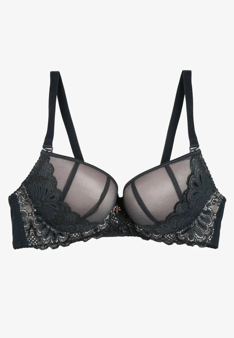  Sutien Verde-Roz Push Up cu Dantelă Nimffea