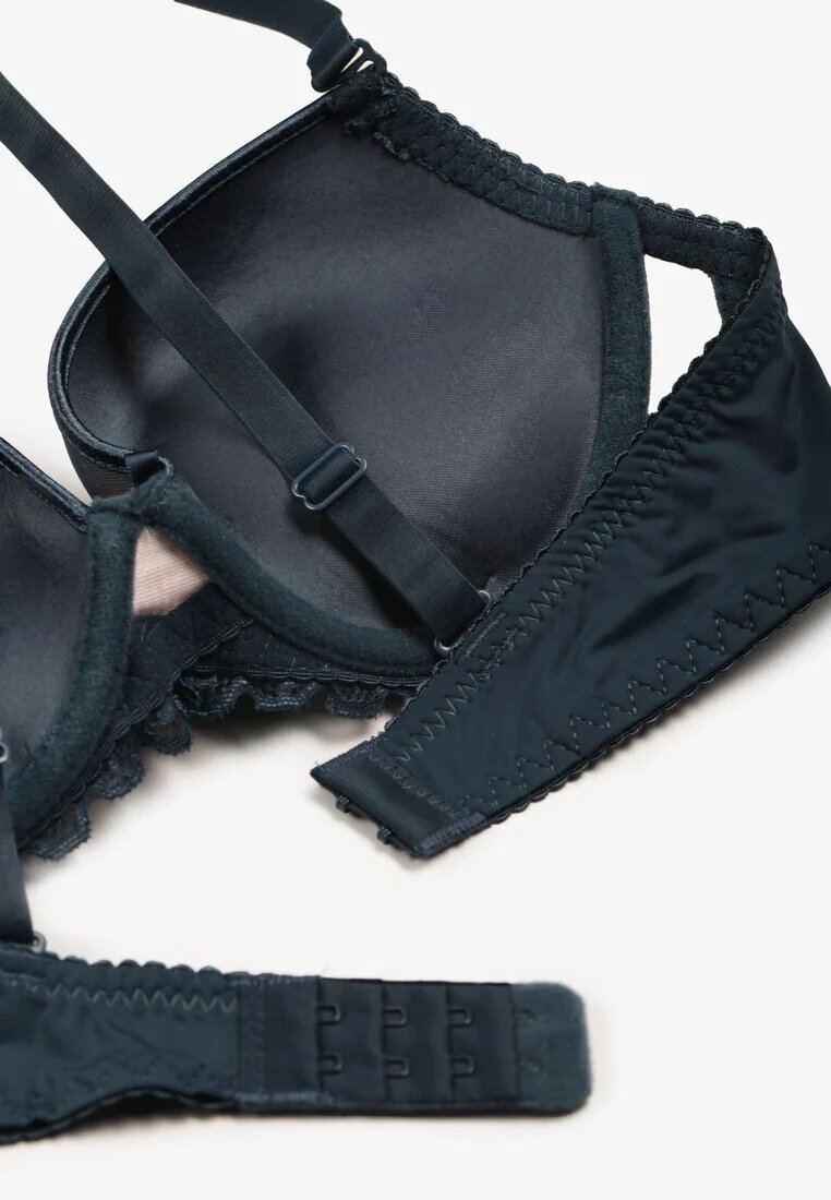  Sutien Verde-Roz Push Up cu Dantelă Nimffea