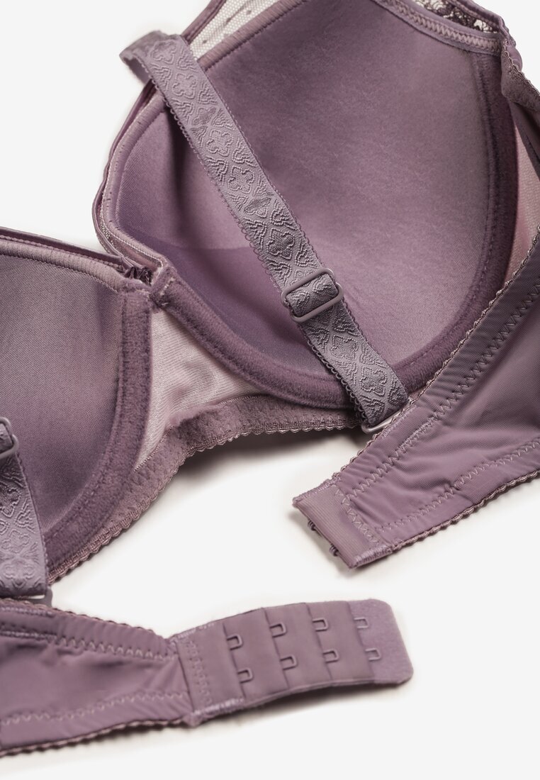  Sutien Violet din Dantelă Push Up Maddea