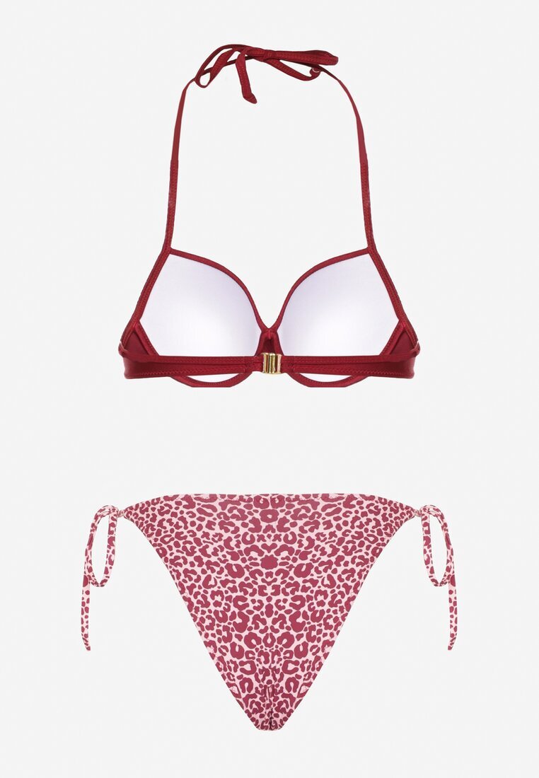 swest Bikini Bordeaux Sutien și Chiloți Figi cu Legături Savlene
