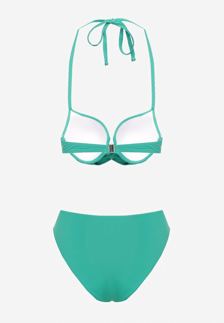 swest Bikini Verde Sutien Legat și Chiloți Clasici Vanissa