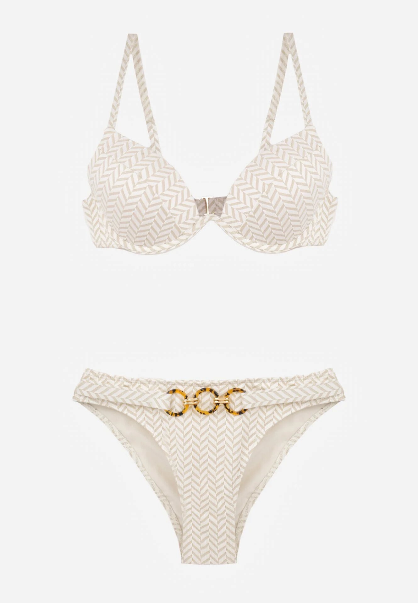 swest Costum de baie bikini Bej deschis