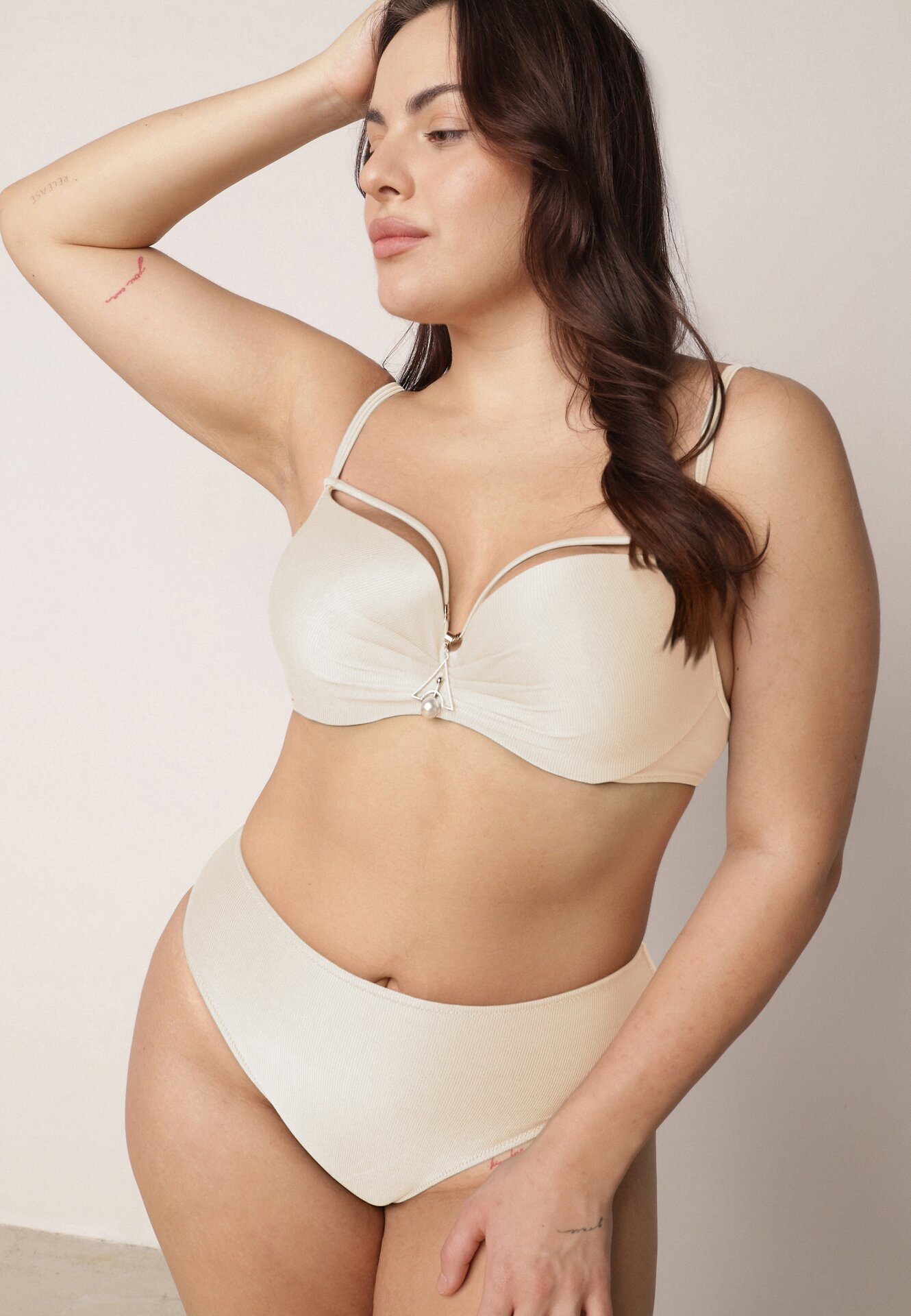 swest Costum de baie bikini Bej deschis