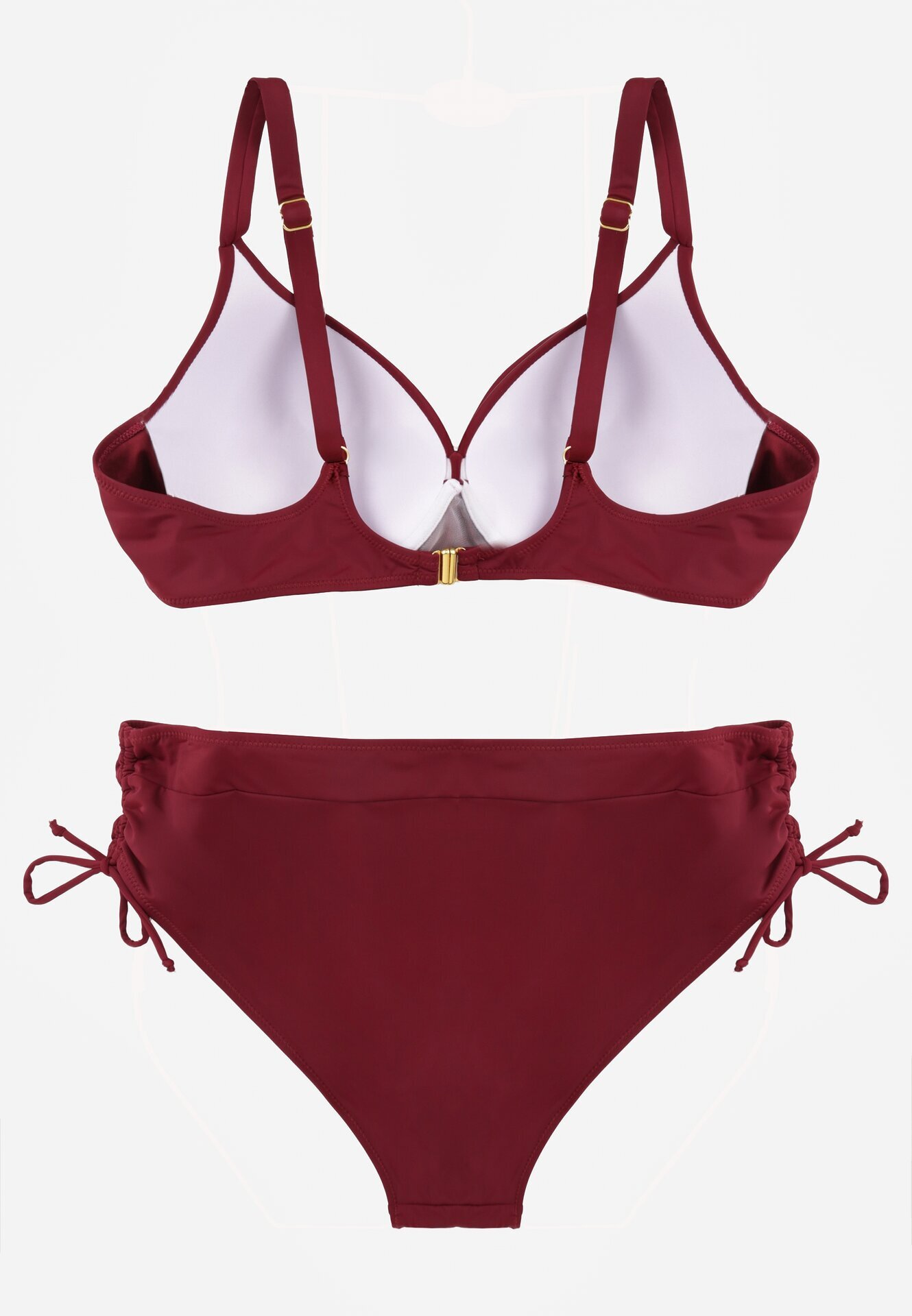 swest Costum de baie bikini Bordo