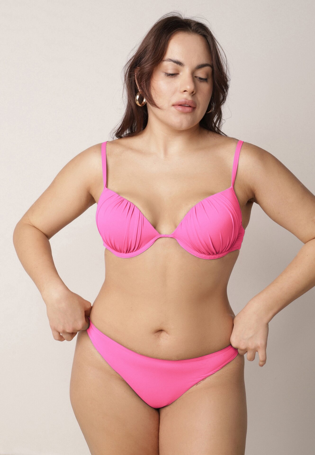 swest Costum de baie bikini Fucsia