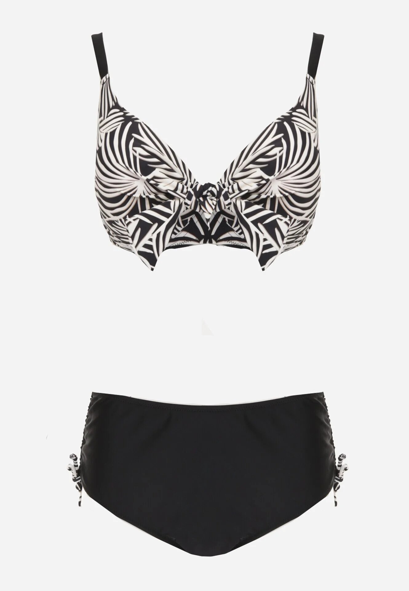 swest Costum de baie bikini Negru cu bej
