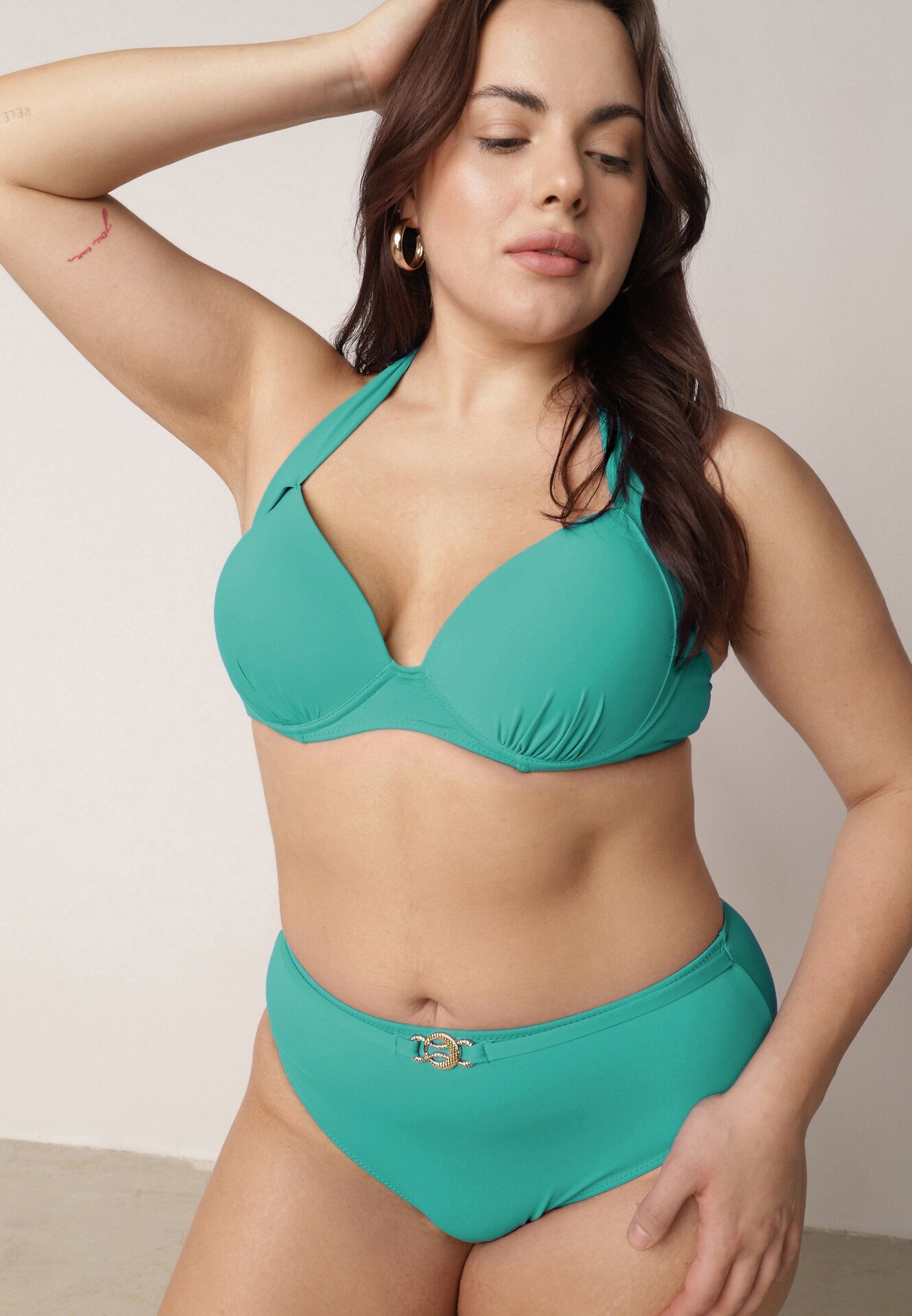 swest Costum de baie bikini Verde închis