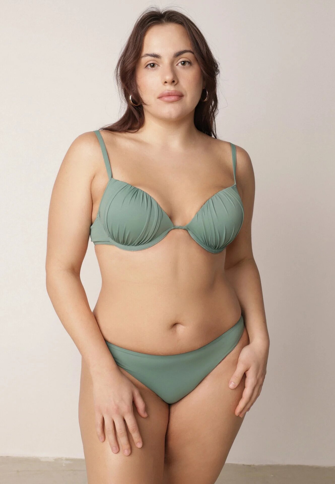 swest Costum de baie bikini Verde închis