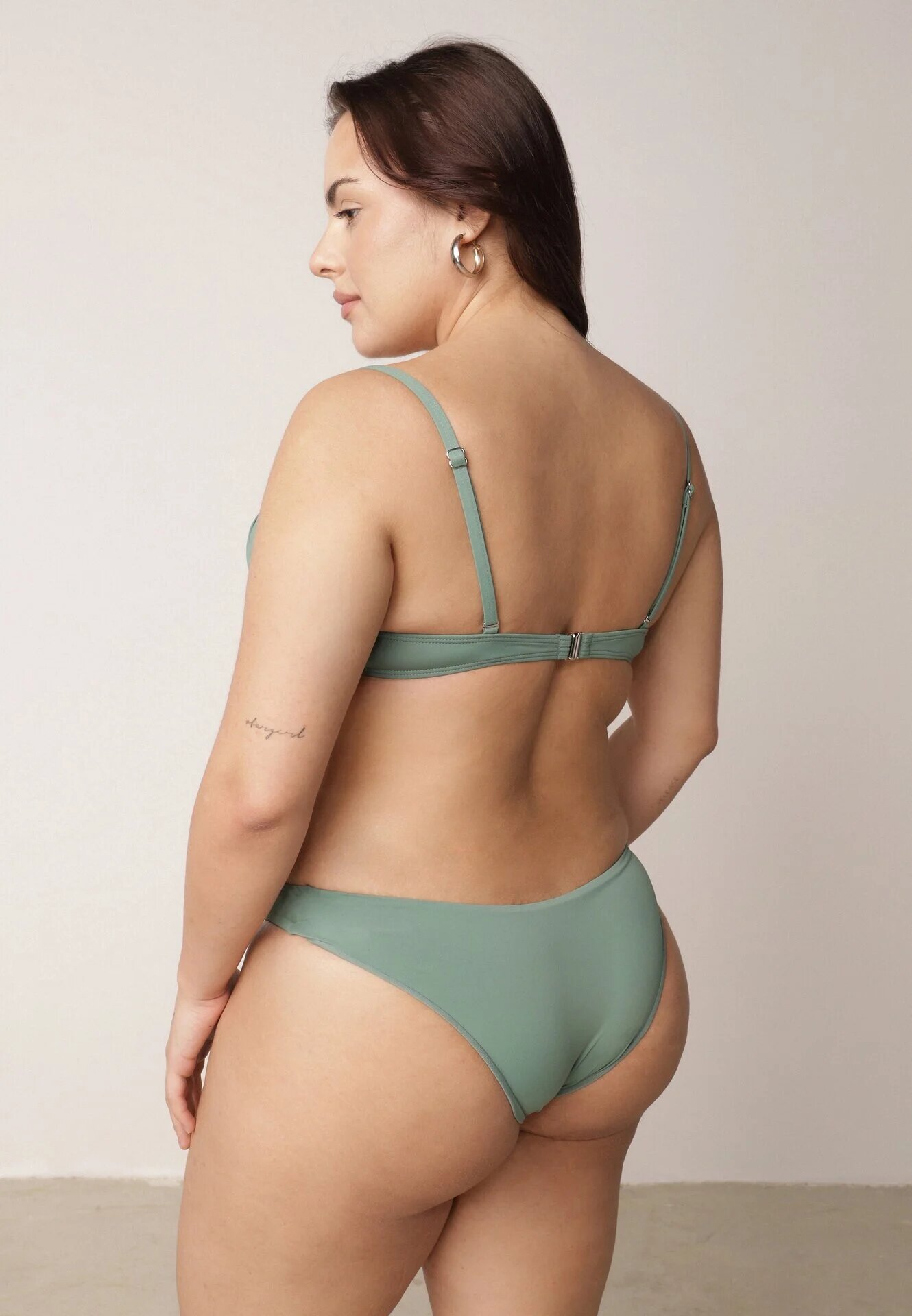 swest Costum de baie bikini Verde închis