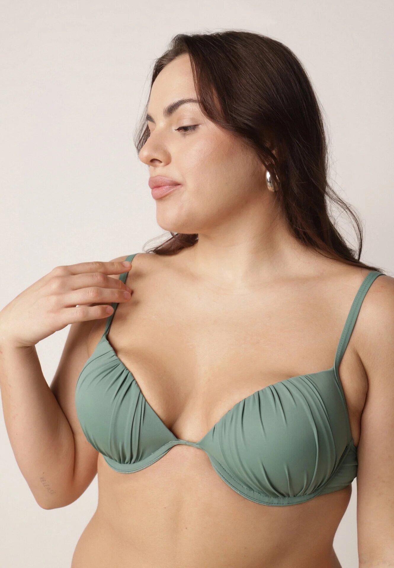 swest Costum de baie bikini Verde închis
