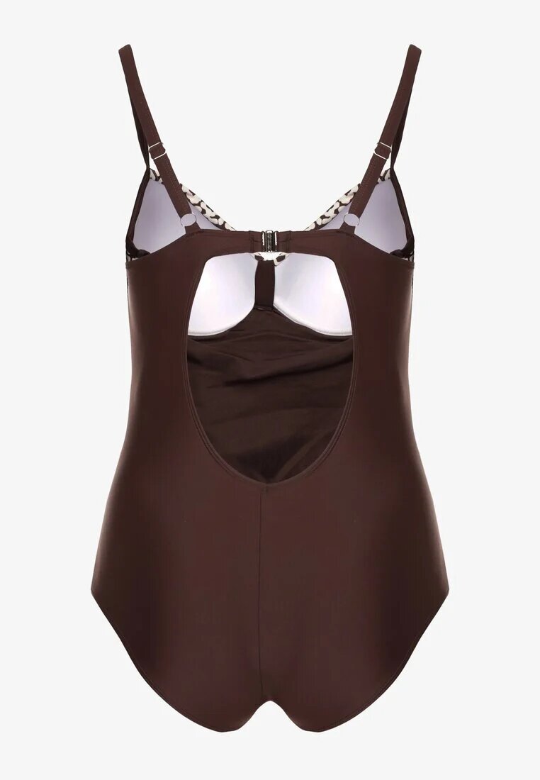 swest Costum de baie Maro Întreg cu imprimeu animal Linoselle