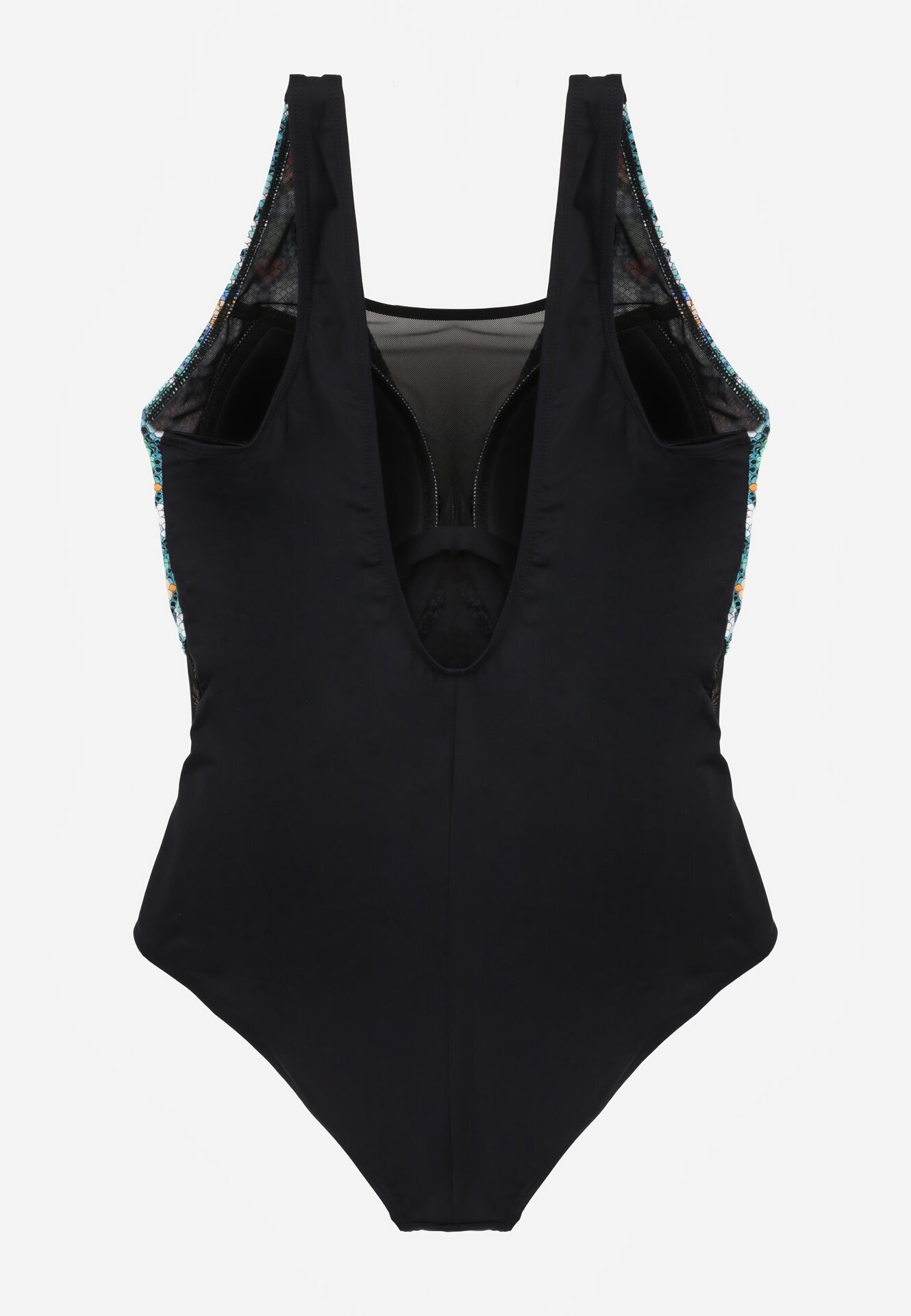 swest Costum de baie Negru cu verde