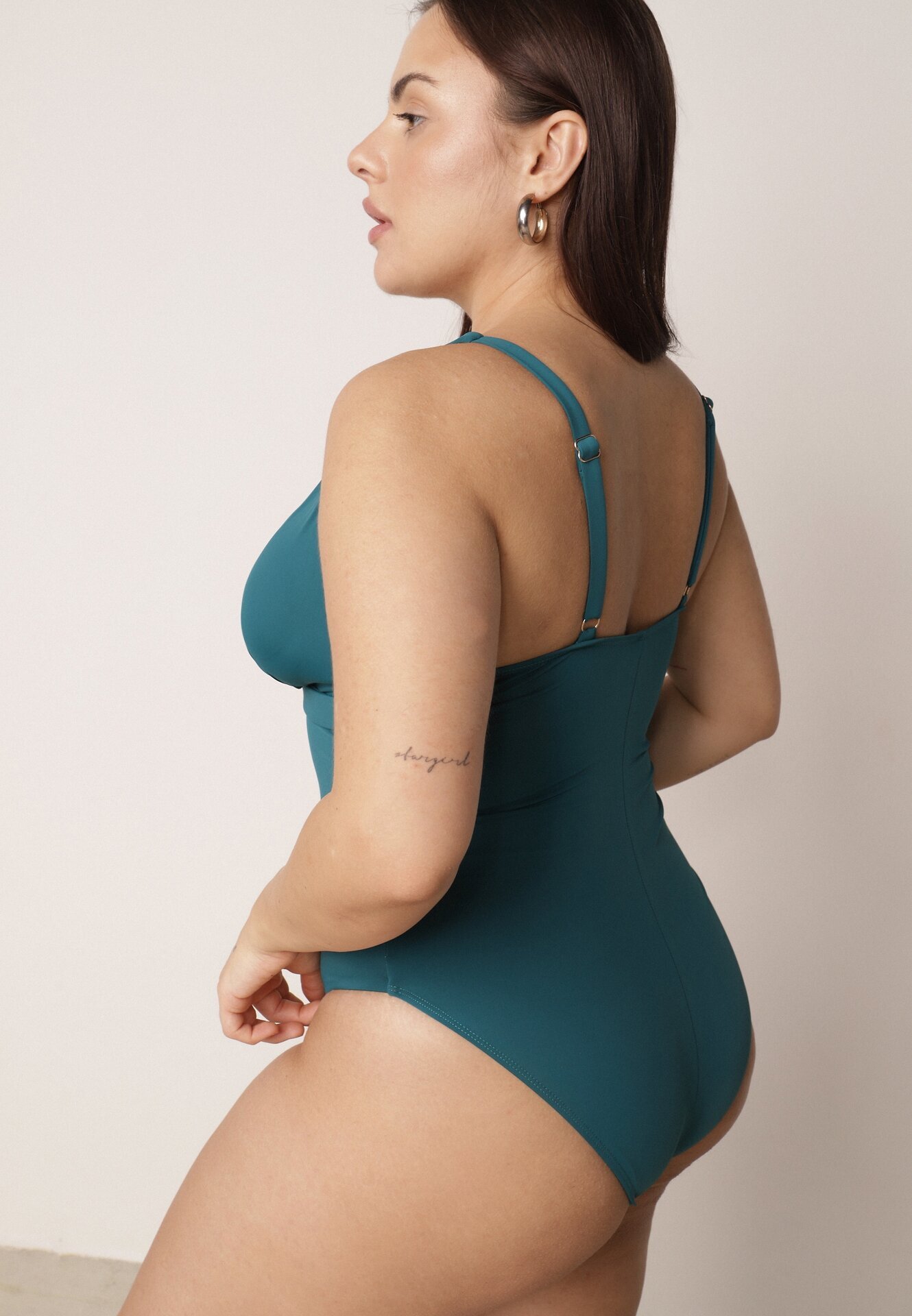 swest Costum de baie Verde închis