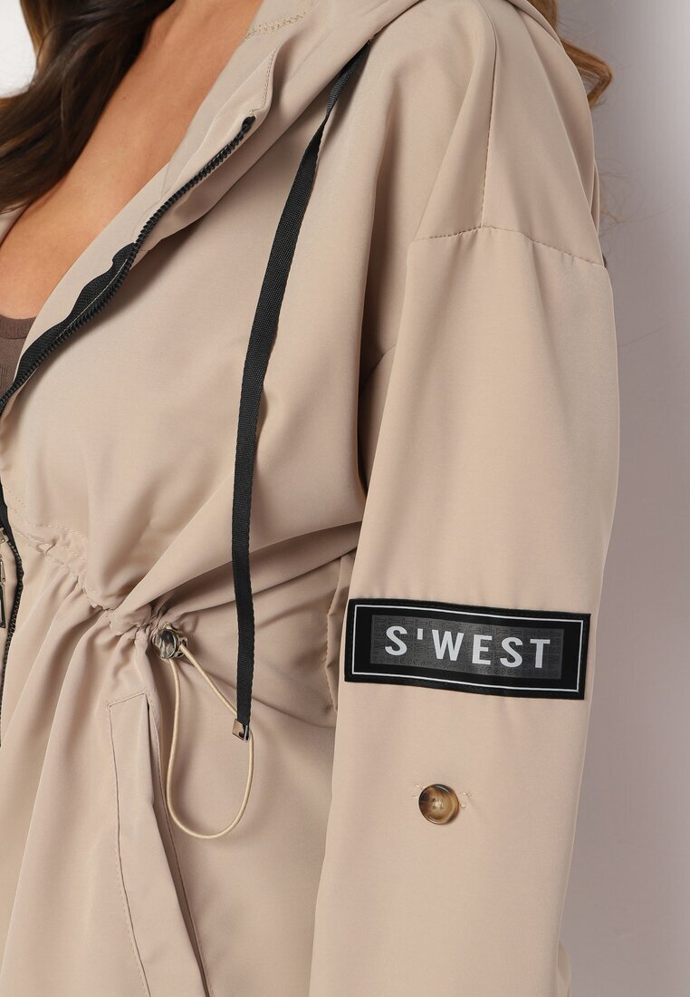 swest Geacă de vânt bej Oversize Fetteni