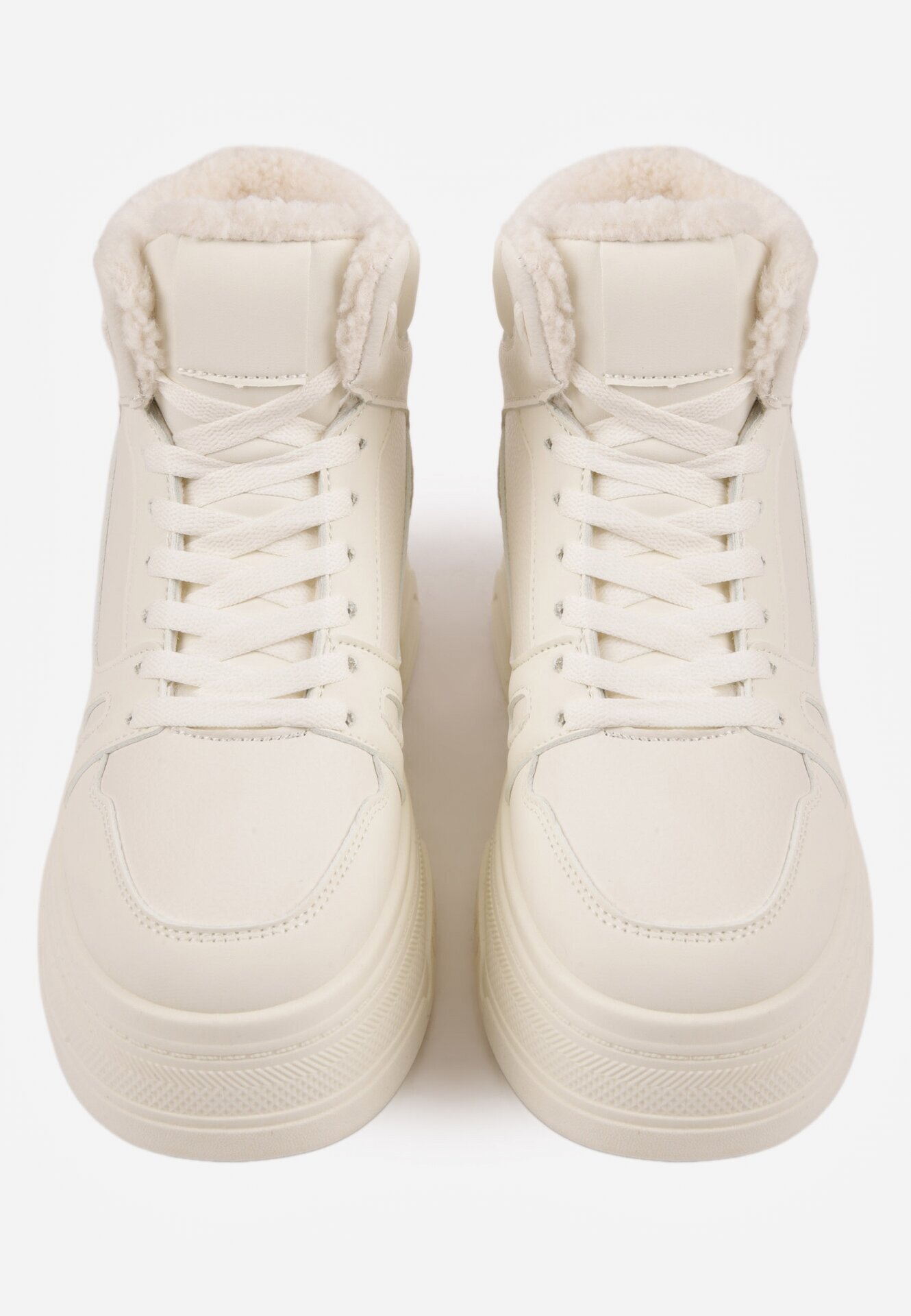 swin shoes Ghete de zăpadă în stil sneakers pe talpă groasă Fiasha Bej