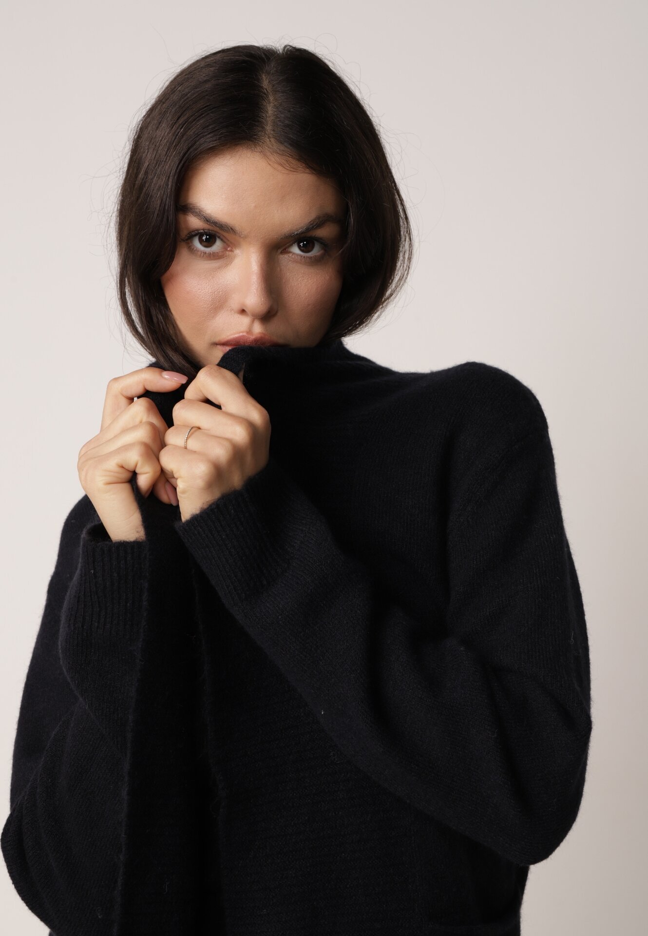 tandem Cardigan fără închidere cu buzunare fără șireturi Morcos Bleumarin