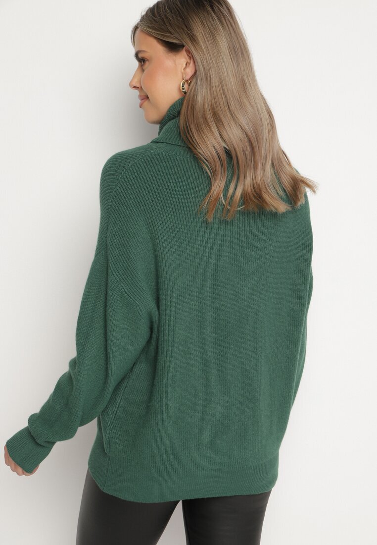 tandem Pulover pe gât Verde închis