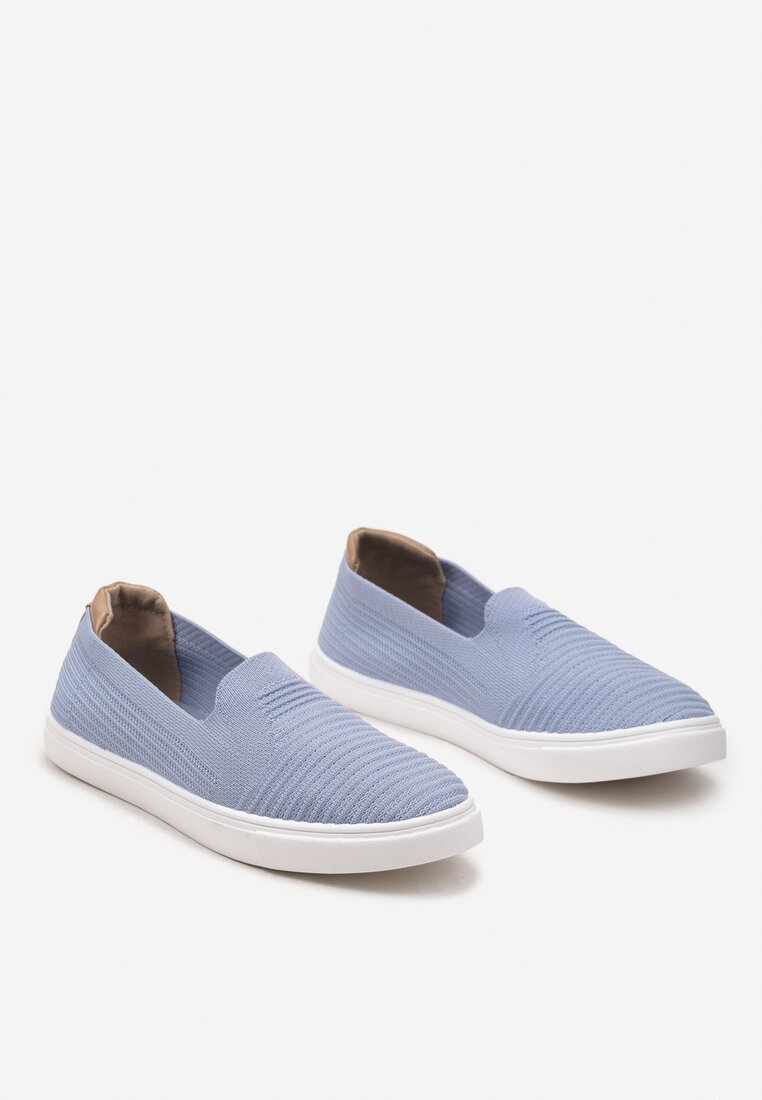  Tenisi Albaștri cu Partea Superioară Elastică Tip Slip-on Zairena