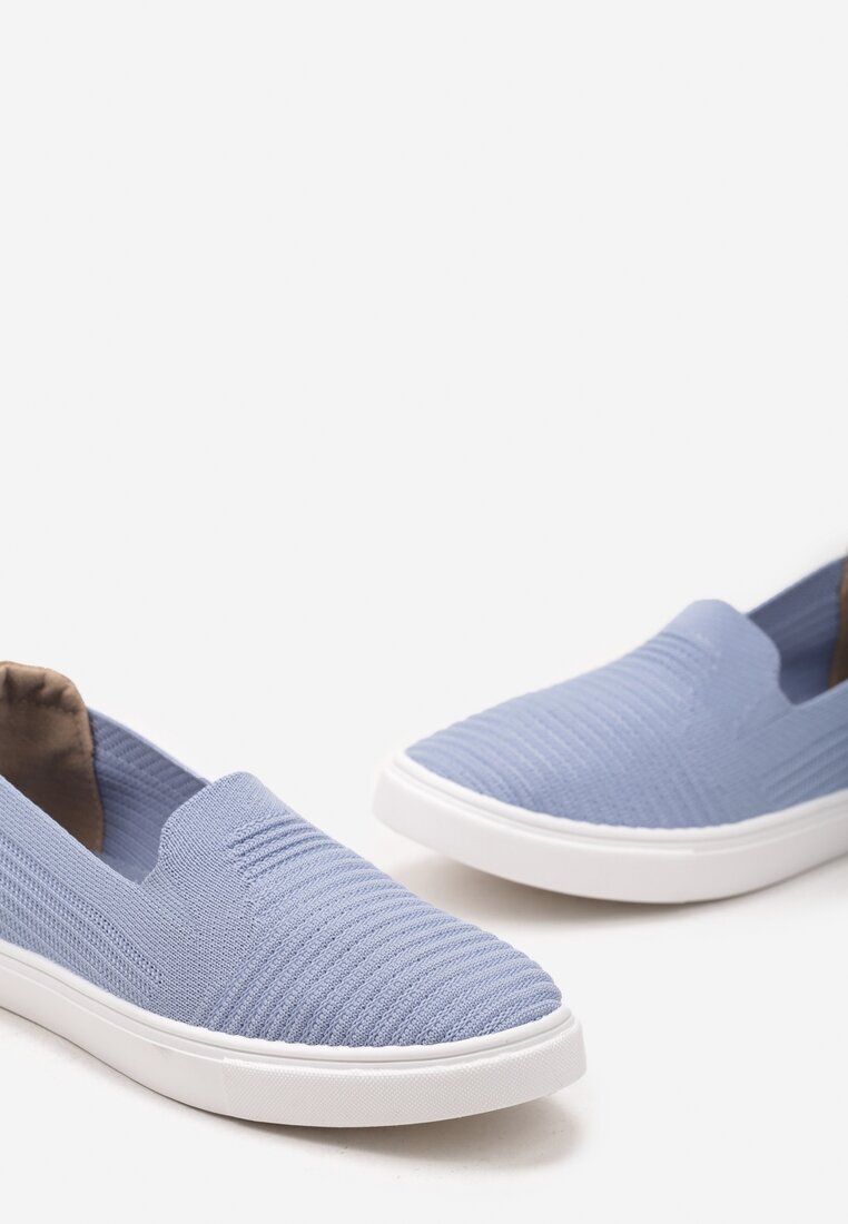  Tenisi Albaștri cu Partea Superioară Elastică Tip Slip-on Zairena
