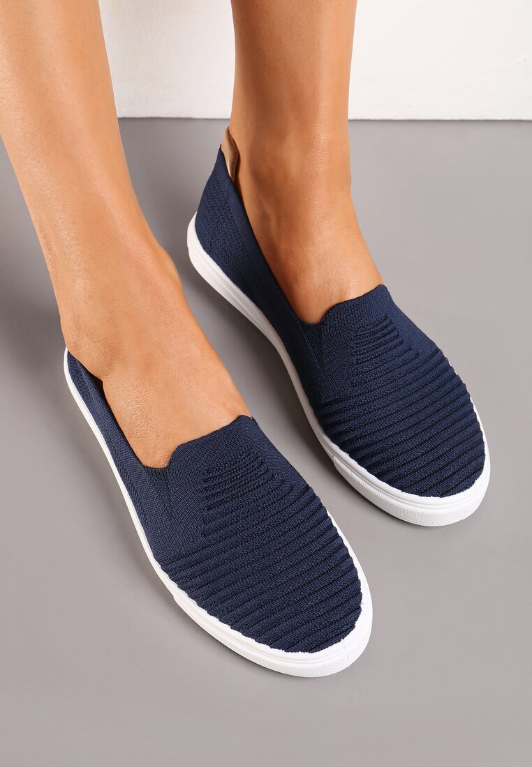  Tenisi bleumarin cu carâmb elastic slip-on Zairena