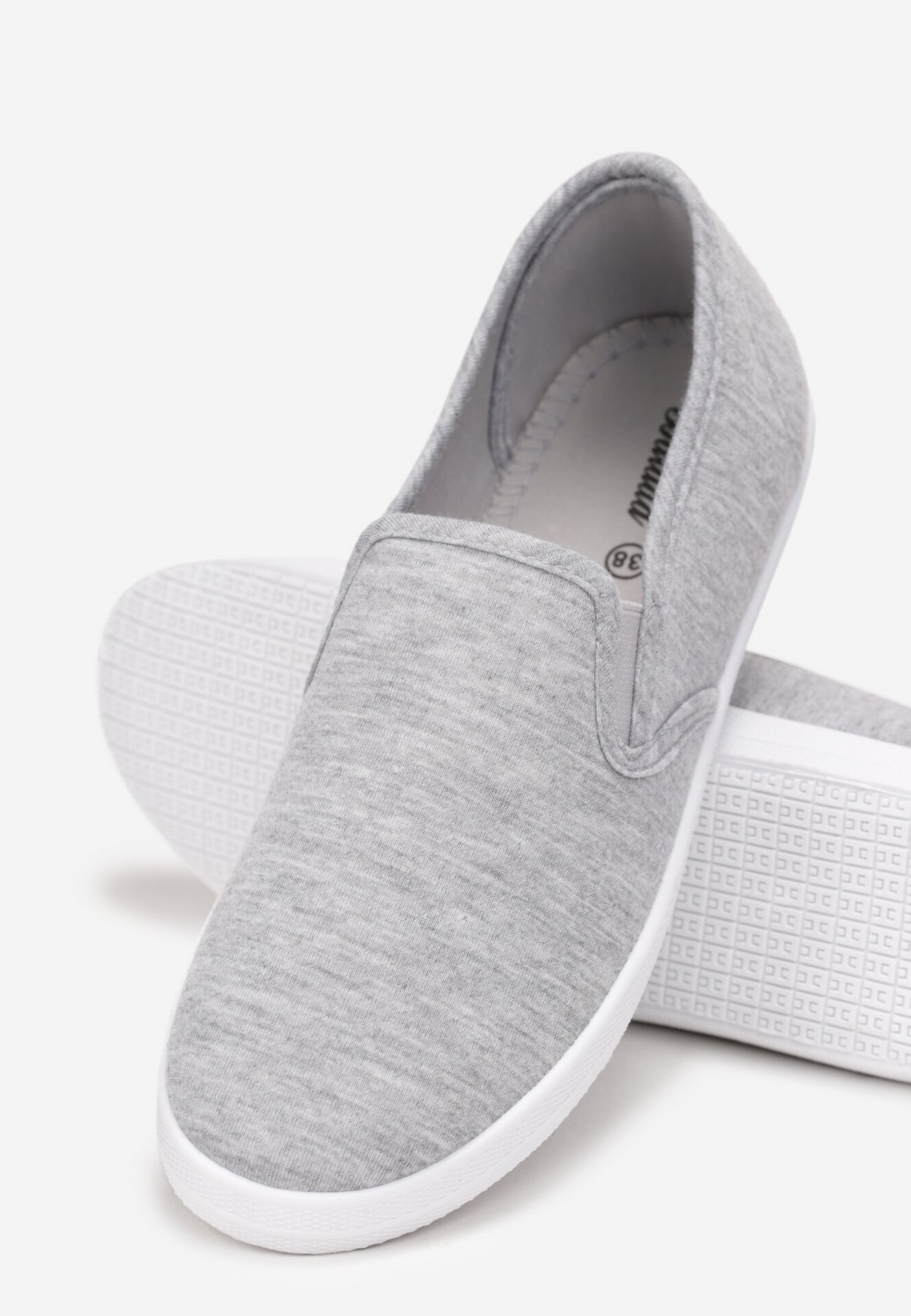  Tenisi Gri Din material textil Cu talpă plată Ediany