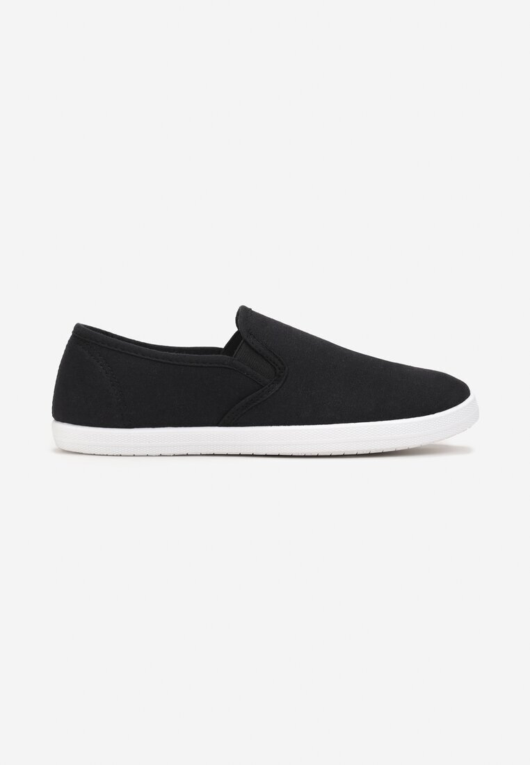  Tenisi negri slip-on din material Kalaiya