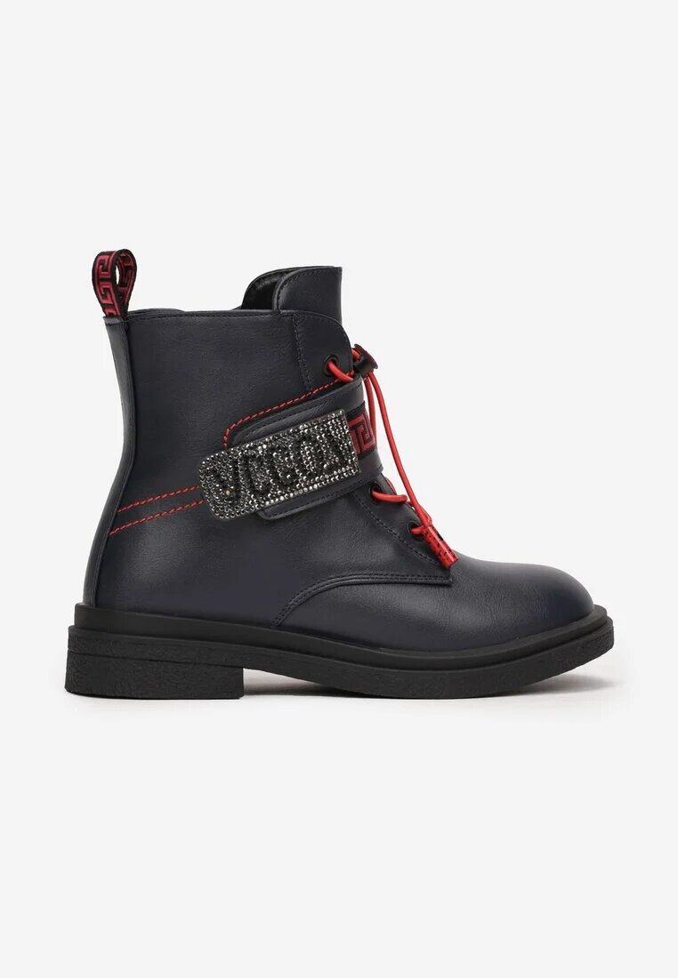 tom.m Botine bleumarin cu velcro Diomeope