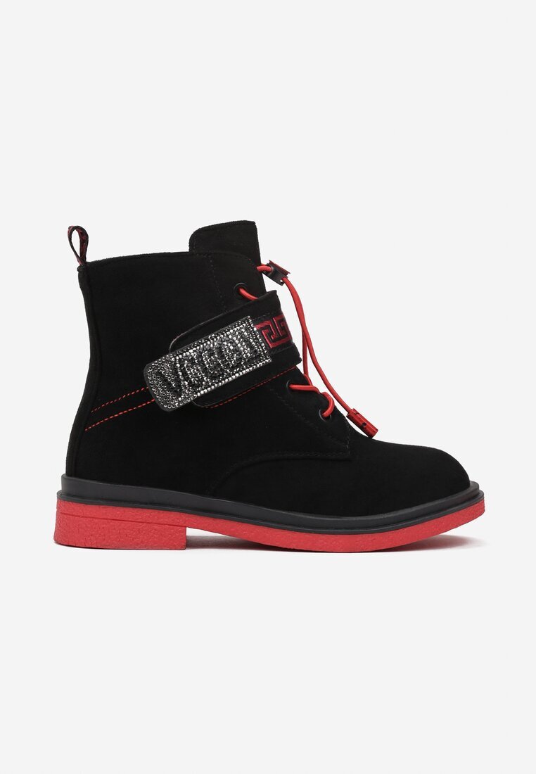 tom.m Botine Negru-Roșii Diomeope