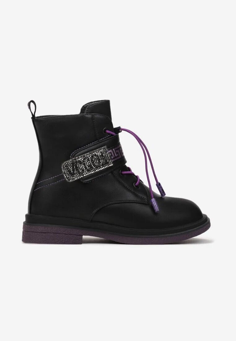tom.m Botine Negru-Violet Diomeope
