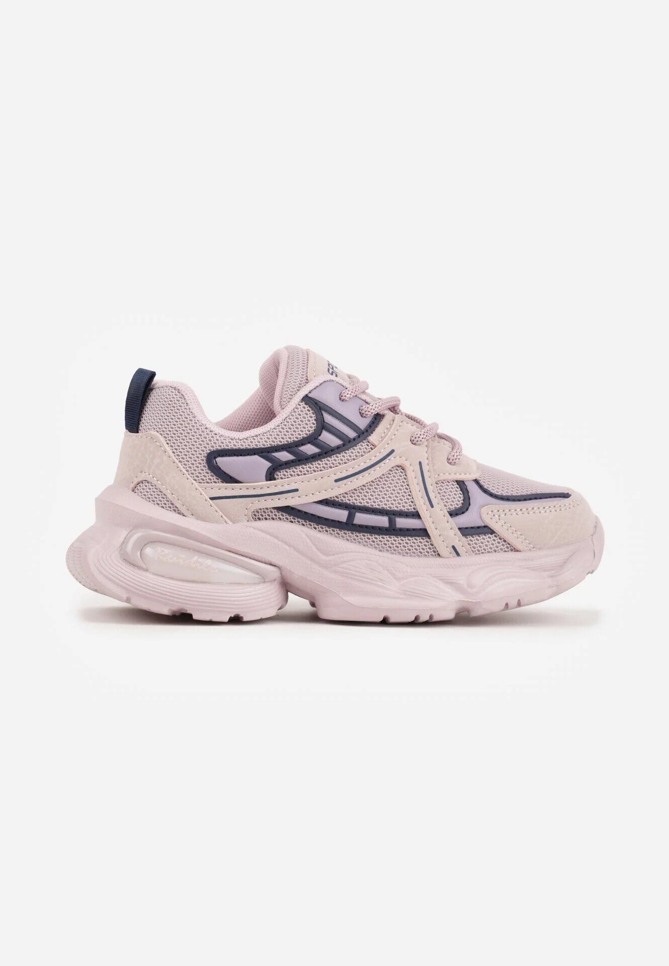 tom.m Sneakers Roz cu Branț din Piele și Model Geometric Karella