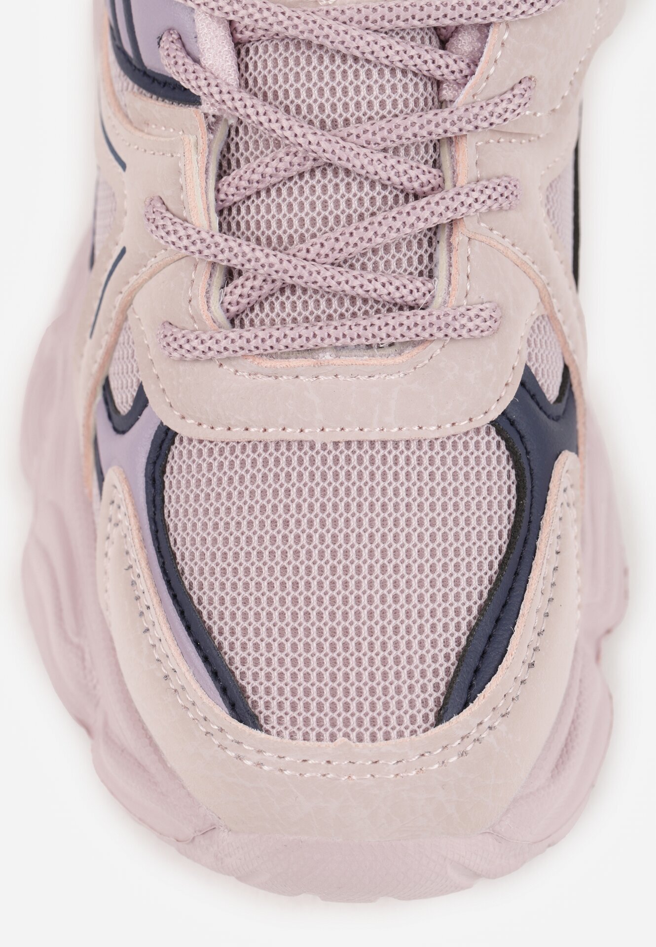 tom.m Sneakers Roz cu Branț din Piele și Model Geometric Karella