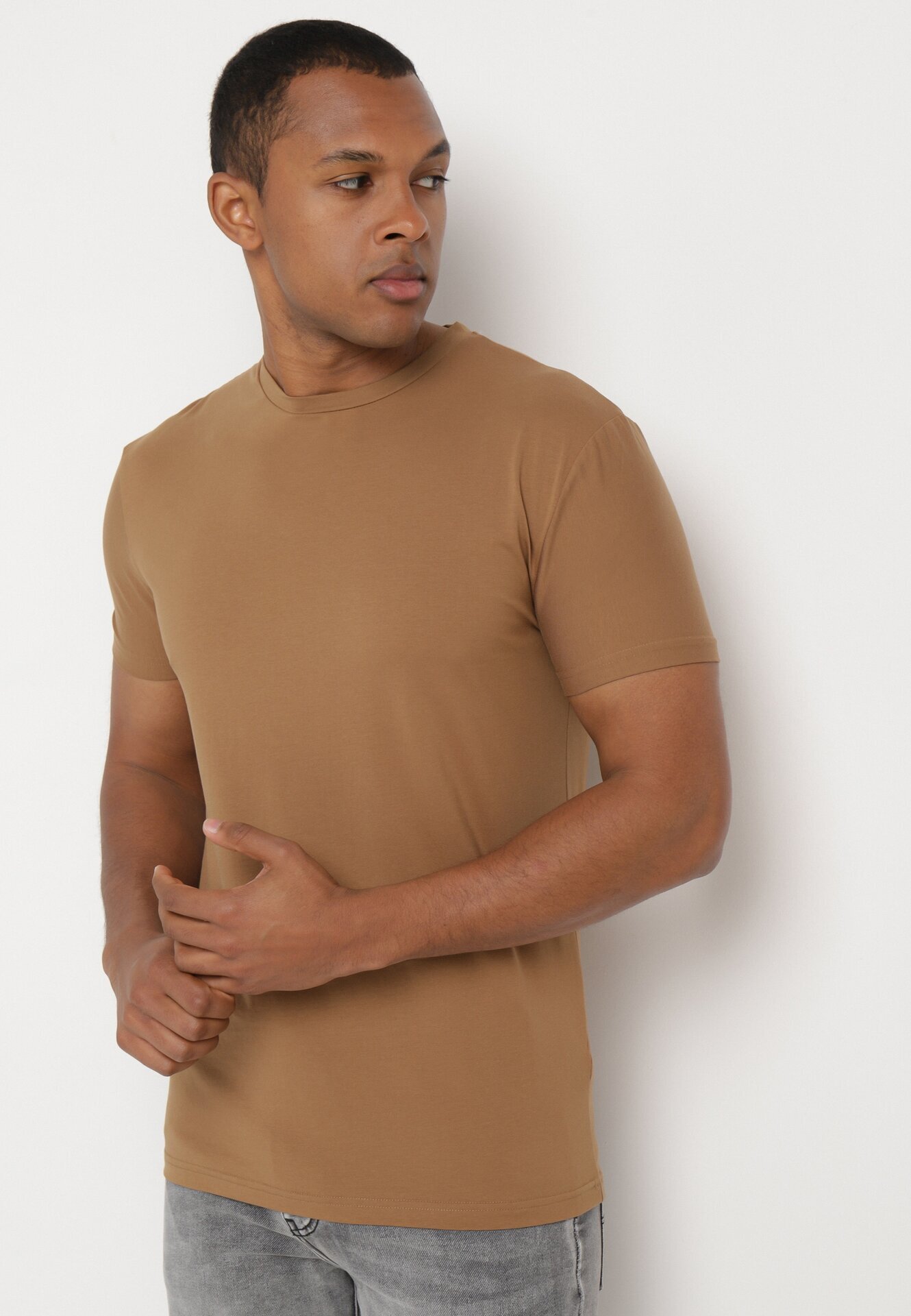  Tricou Maro din bumbac cu croială clasică Xloette