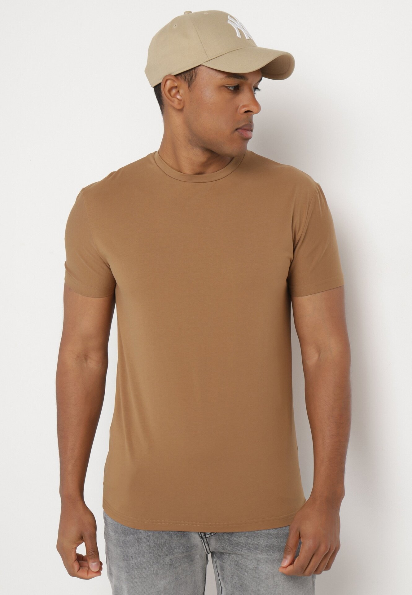  Tricou Maro din bumbac cu croială clasică Xloette